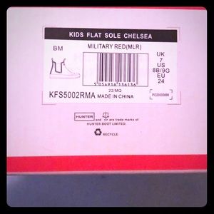 Brand new kid hunter Rain boots